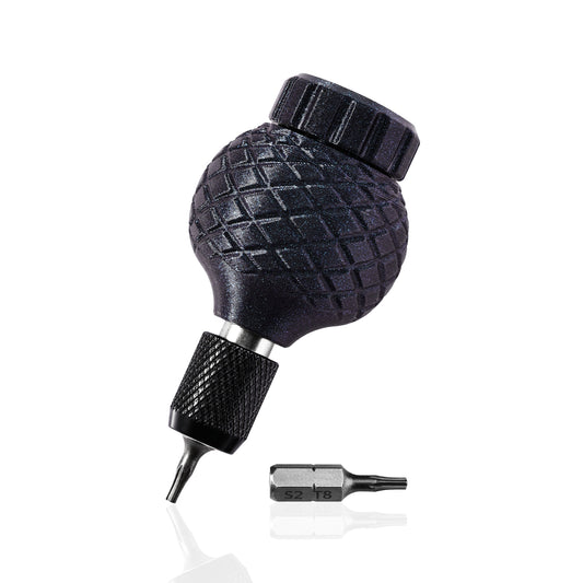 Eco-Friendly & Biodegradable!PLA Screwdriver Handle with Self-Locking Pop-Out Design · Compatible with 6.35mm Bits