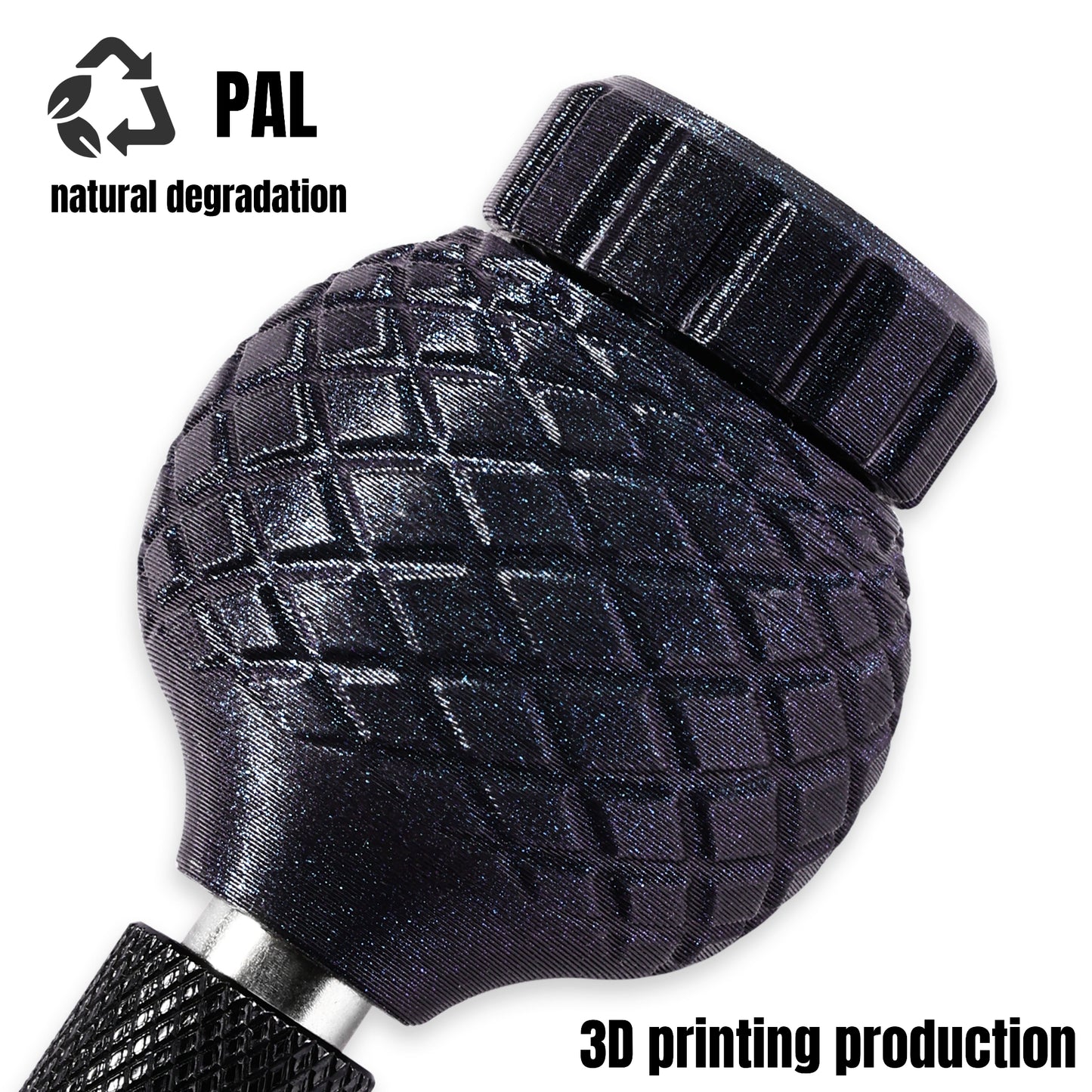 Eco-Friendly & Biodegradable!PLA Screwdriver Handle with Self-Locking Pop-Out Design · Compatible with 6.35mm Bits