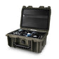 Winarm FishingReel Mesh PocketCase #318-F6W 6 Adjustable Slots, Holds 6 Spinning/Baitcasting Reels, Travel-Friendly