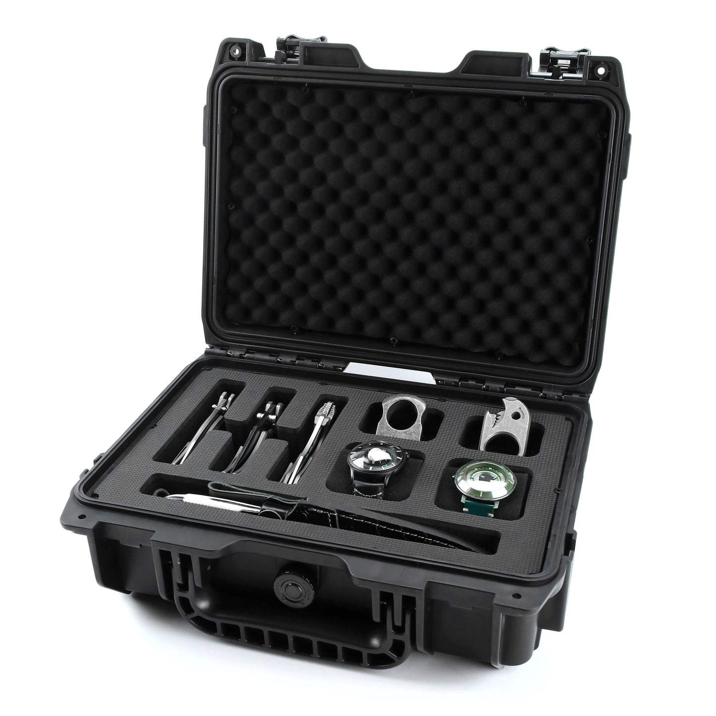 WINARM Triple Function Storage case: Holds Fixed Blade, Folding Knives, Watches & EDC Gear